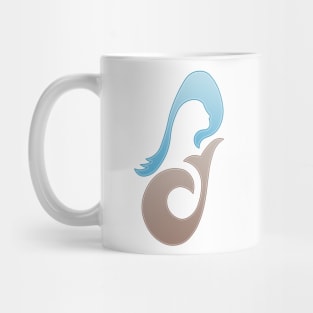 Mermaid emblem Mug